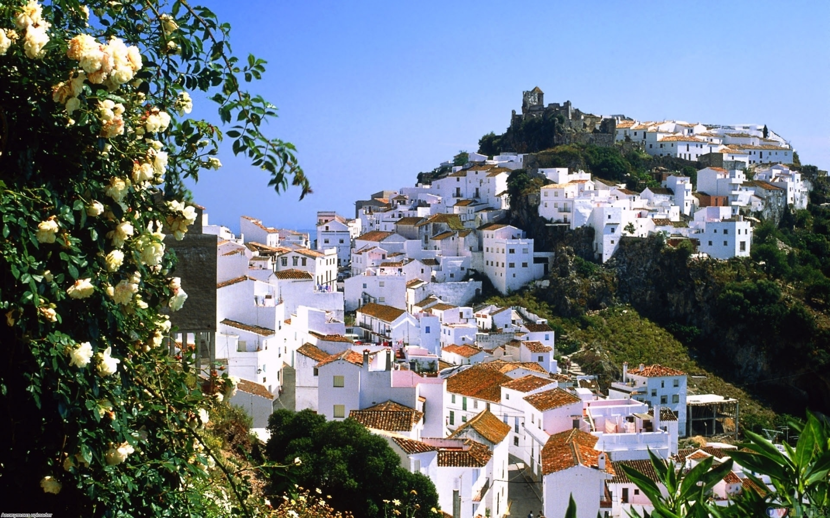 Белые домики в Испании города