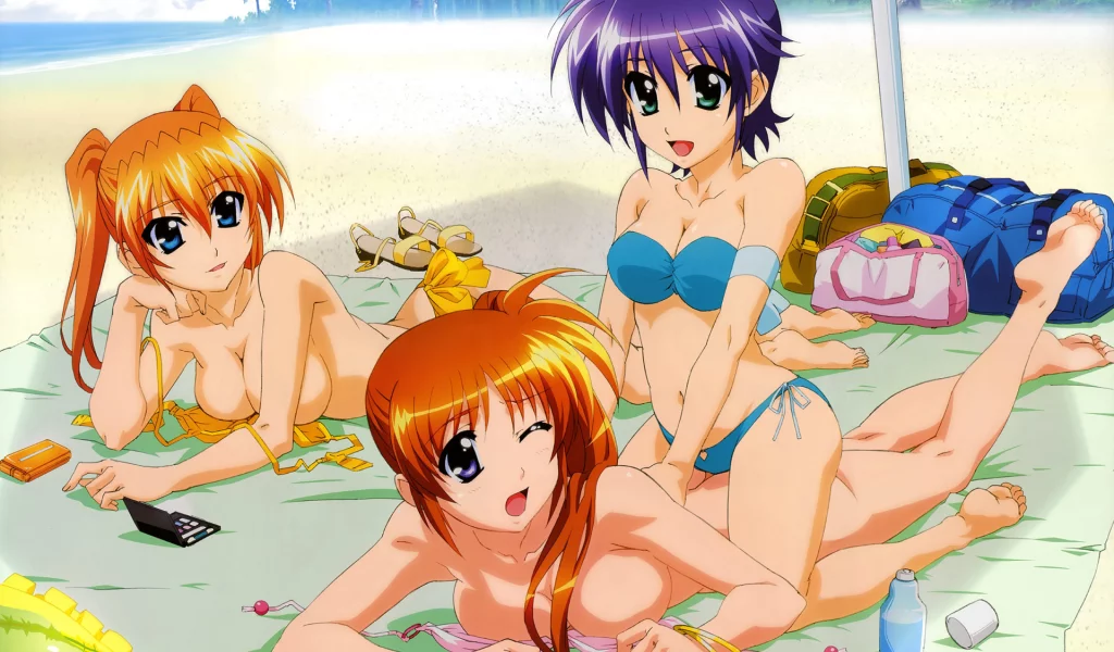 anime, mahou shoujo lyrical nanoha, art, teana lanster