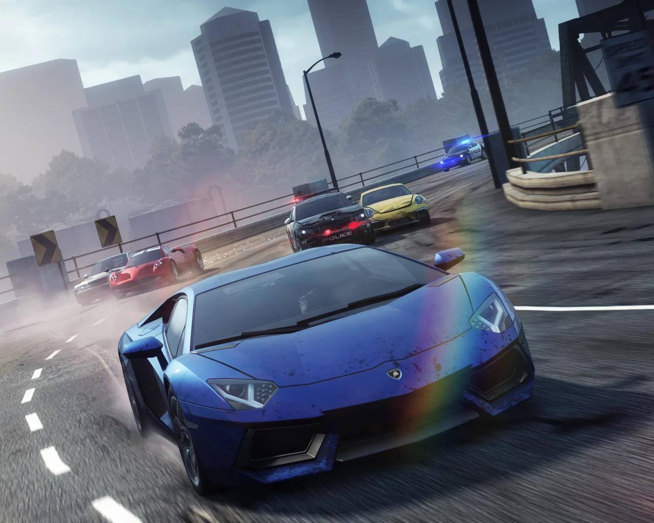 гонка, полиция, need for speed most wanted 2012