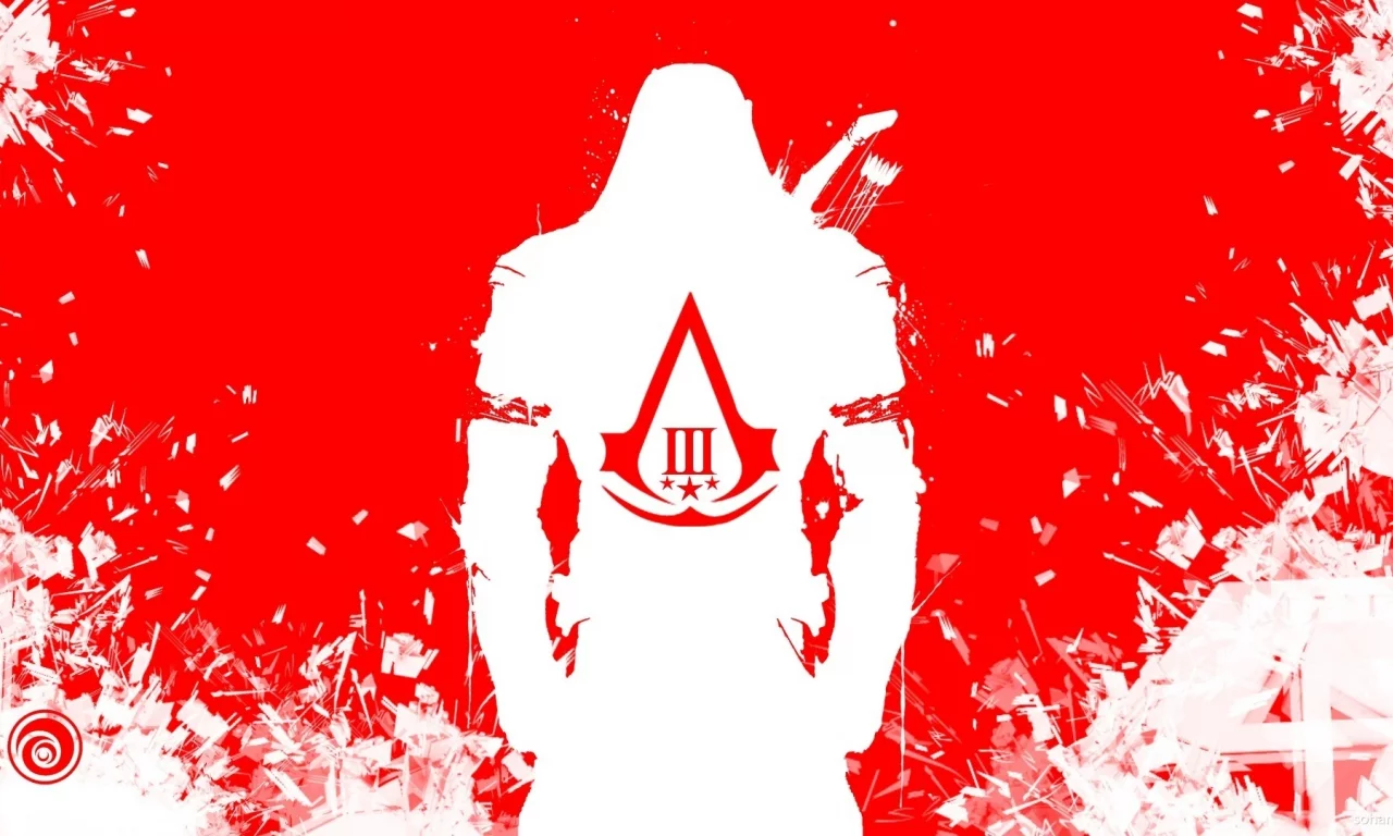 коннор, assassins creed 3, убийца, красный