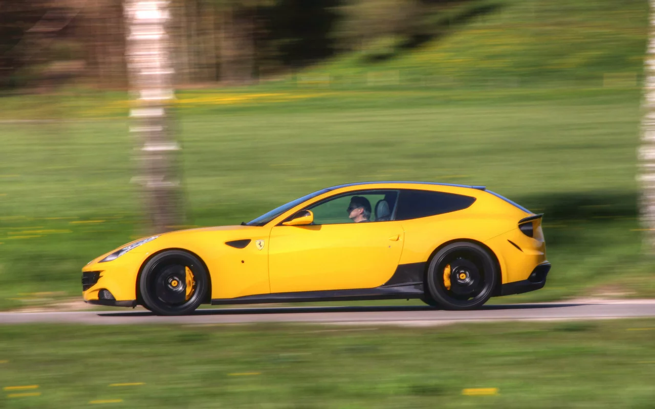 феррари фф, ferrari ff, novitec rosso, желтый