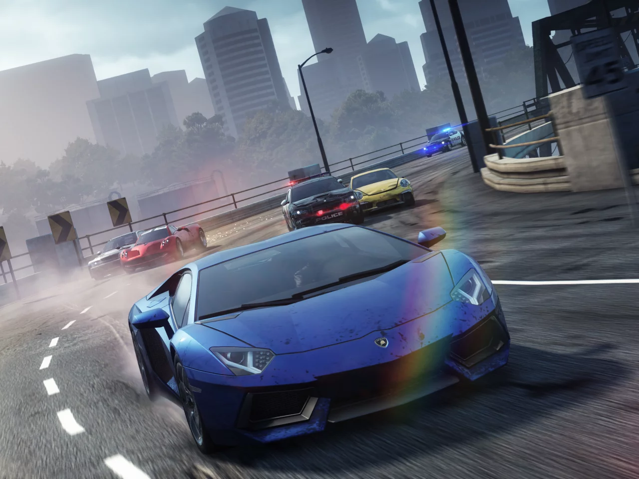 гонка, полиция, need for speed most wanted 2012