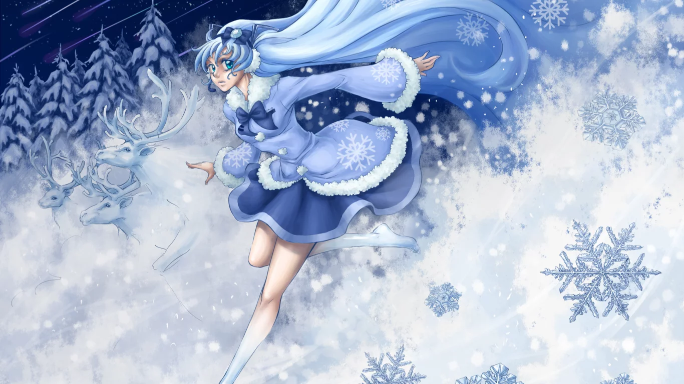 vocaloid, yuki miku, девушка, арт, вокалоид