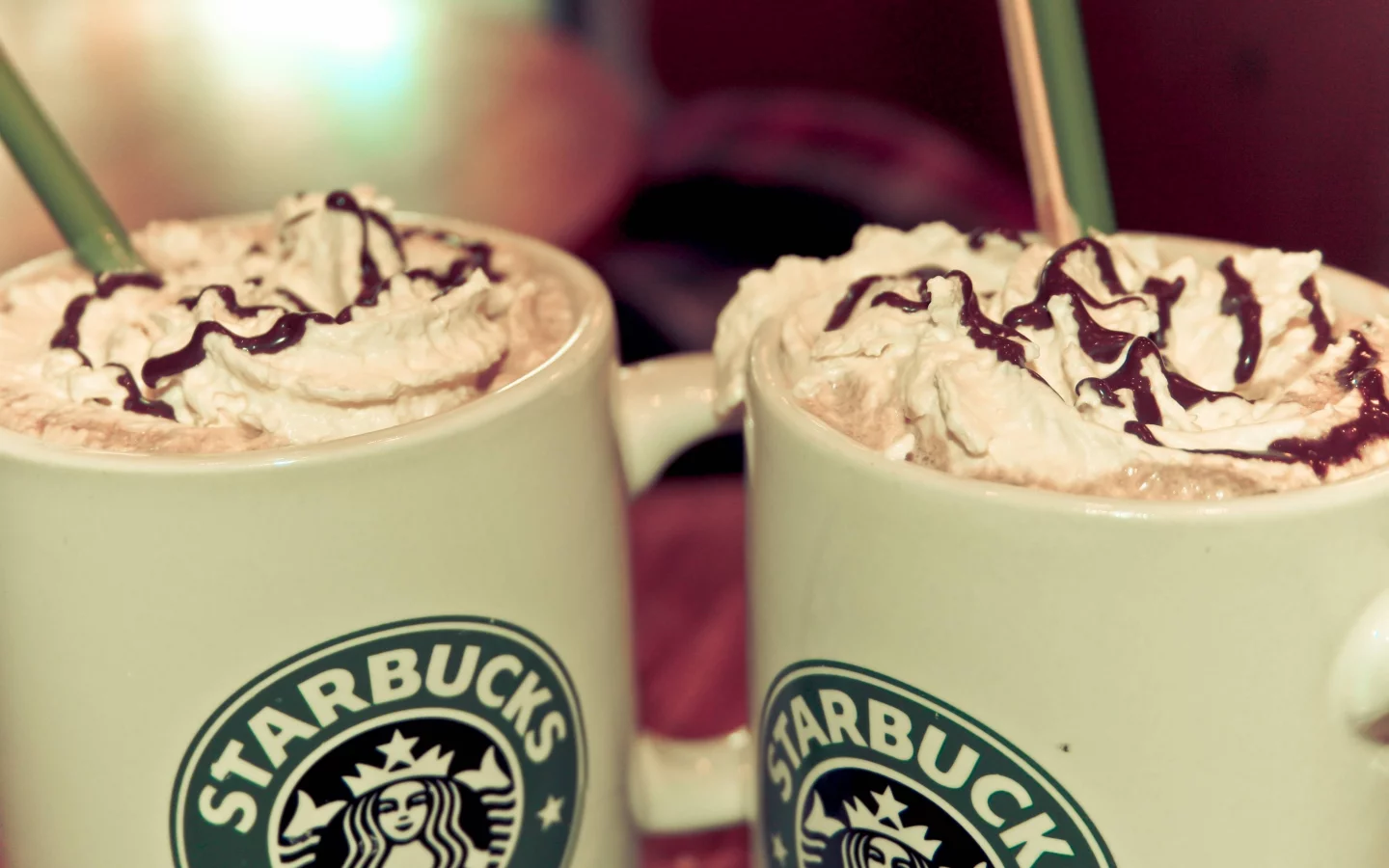 еда, starbucks, сливки, горячий шоколад
