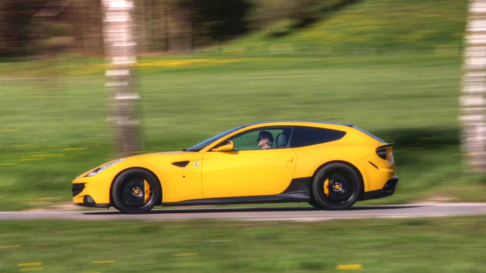 феррари фф, ferrari ff, novitec rosso, желтый