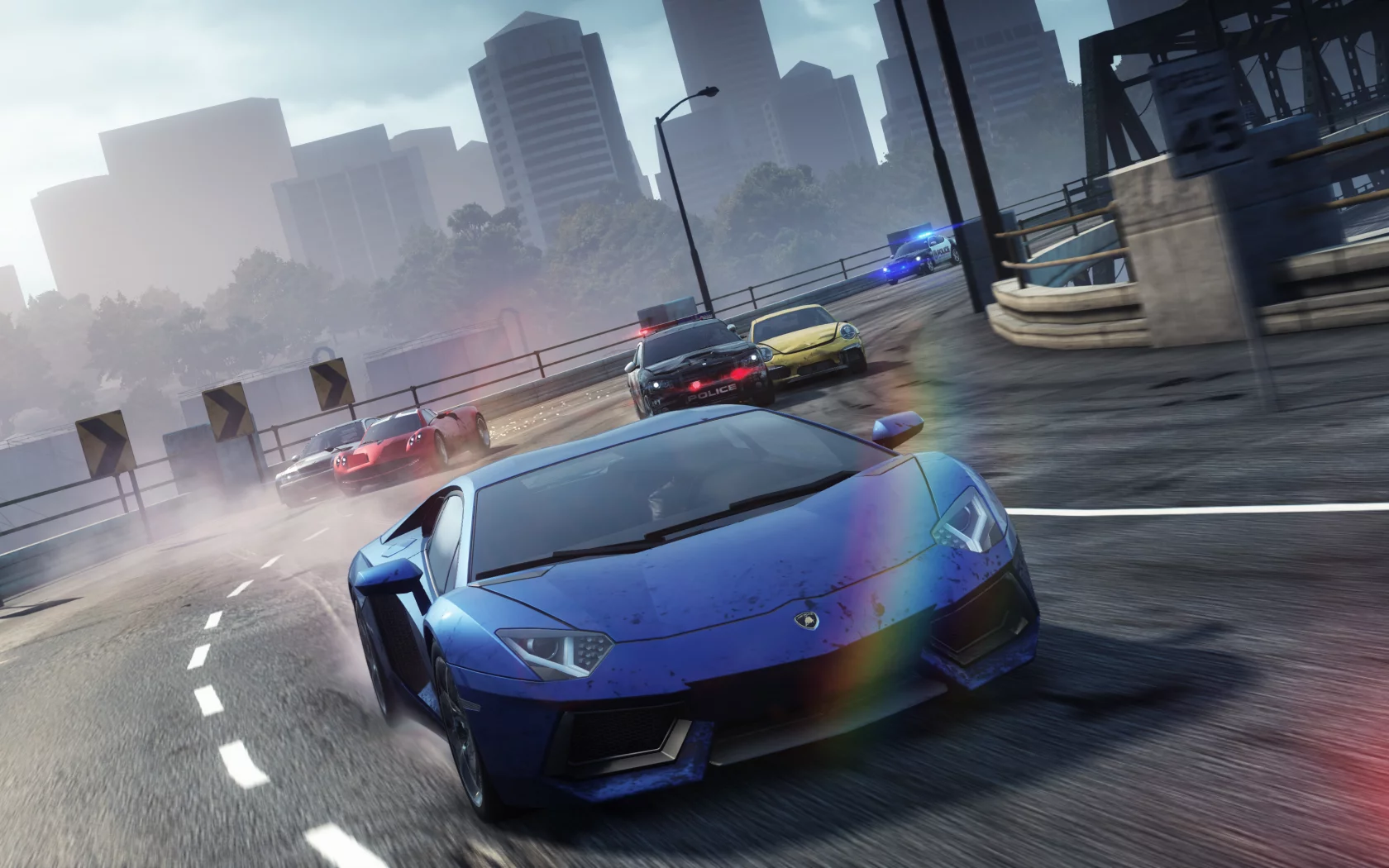 гонка, полиция, need for speed most wanted 2012
