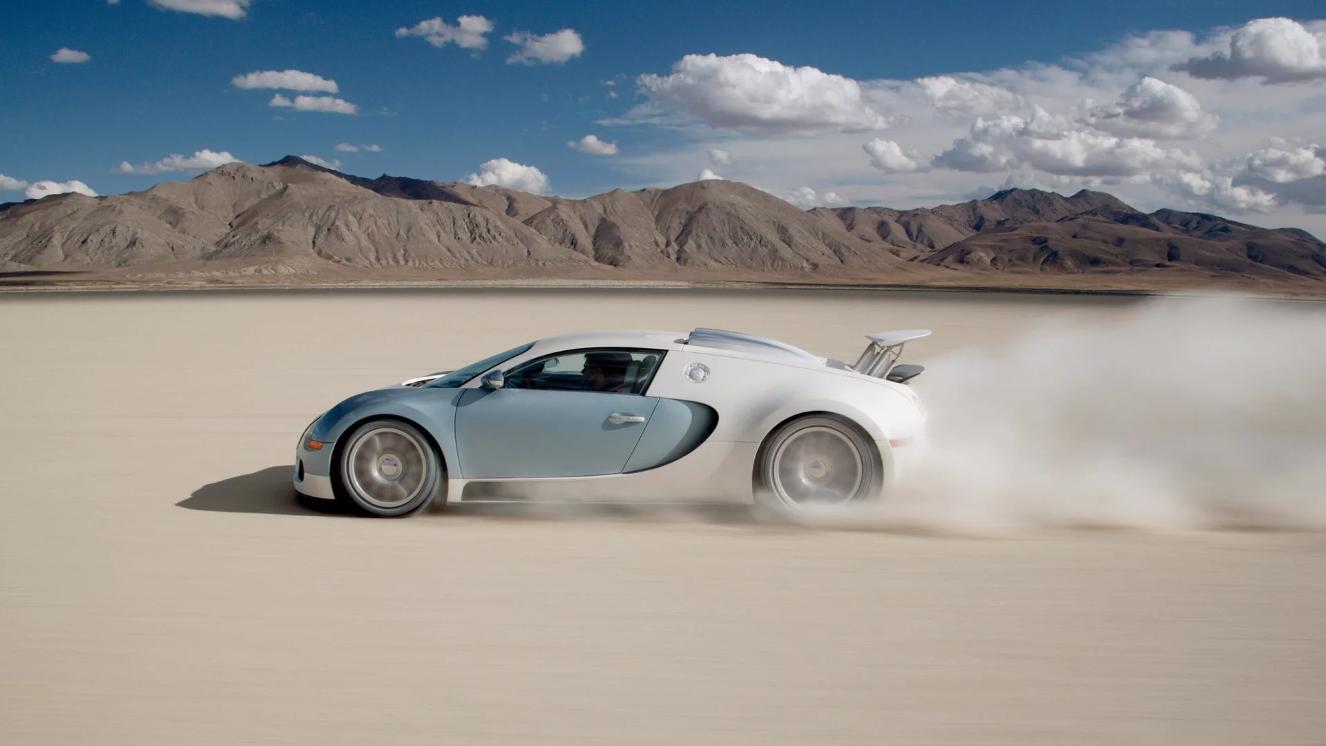 пыль, bugatti, скорость, бугатти, пустыня