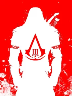 коннор, assassins creed 3, убийца, красный