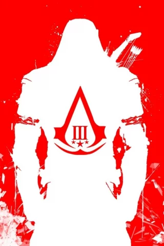 коннор, assassins creed 3, убийца, красный