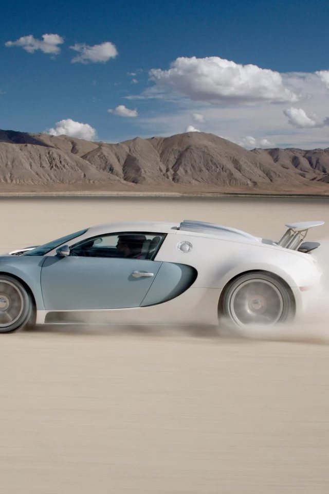 пыль, bugatti, скорость, бугатти, пустыня
