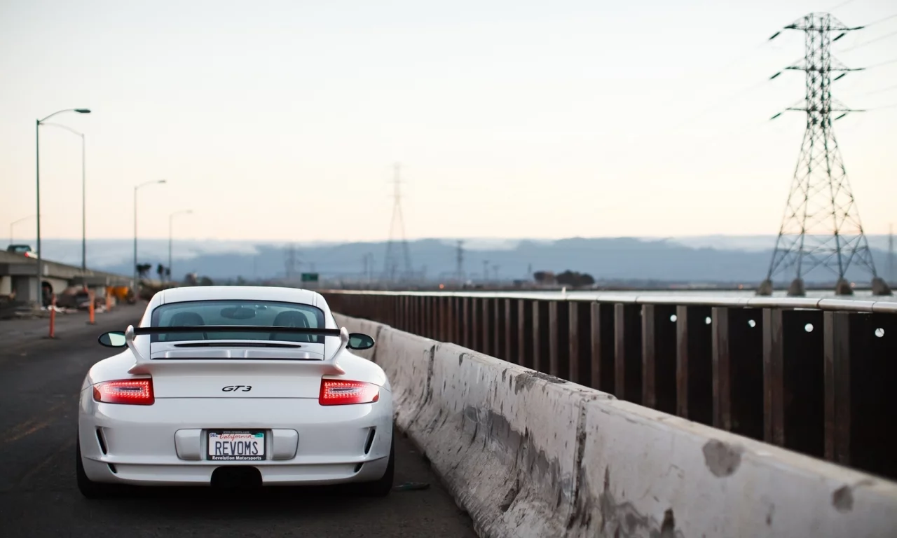 белый, sky, white, road, porsche, порше, gt3, гт3