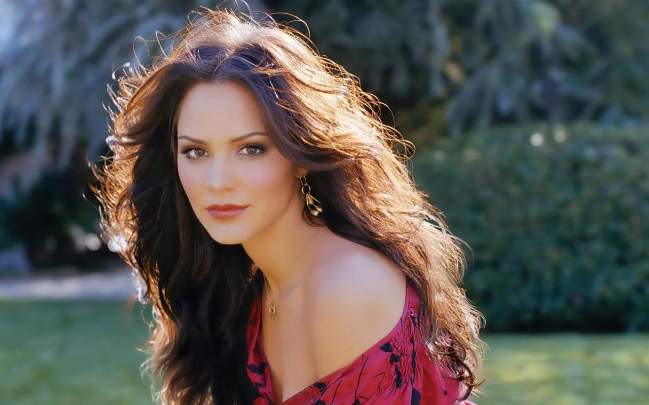katharine mcphee, девушка, взгляд, шатенка