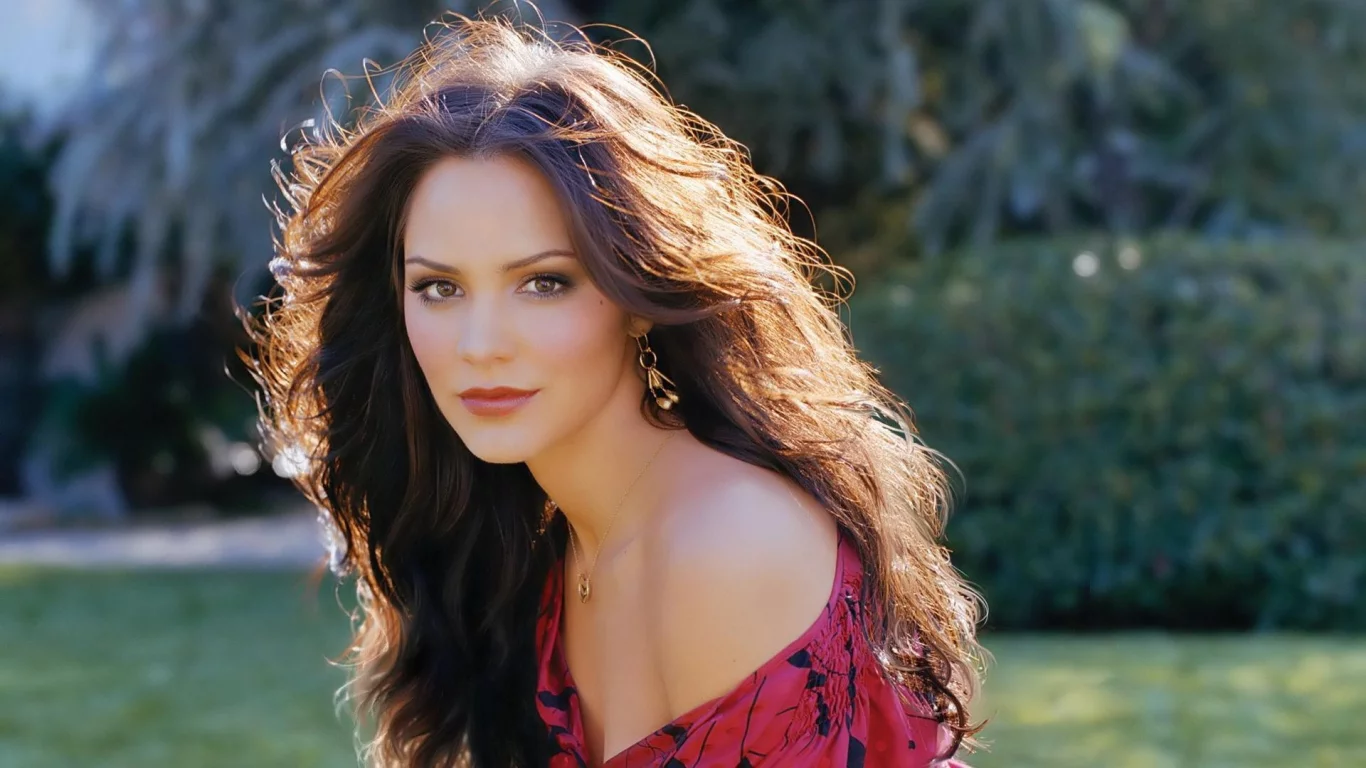 katharine mcphee, девушка, взгляд, шатенка