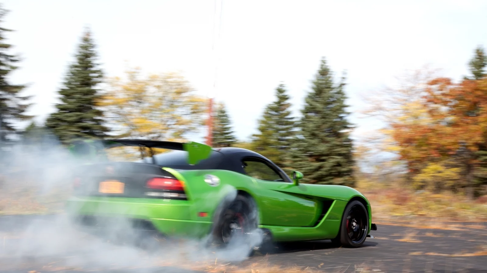 dodge, green, додж, smoke, viper, acr snakeskin edition