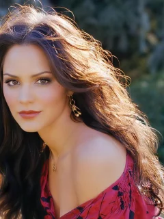 katharine mcphee, девушка, взгляд, шатенка