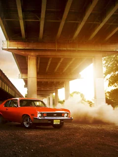 nova, нова, красная, chevrolet, front, red, шевроле