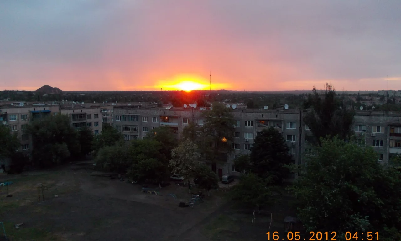 рассвет, утро