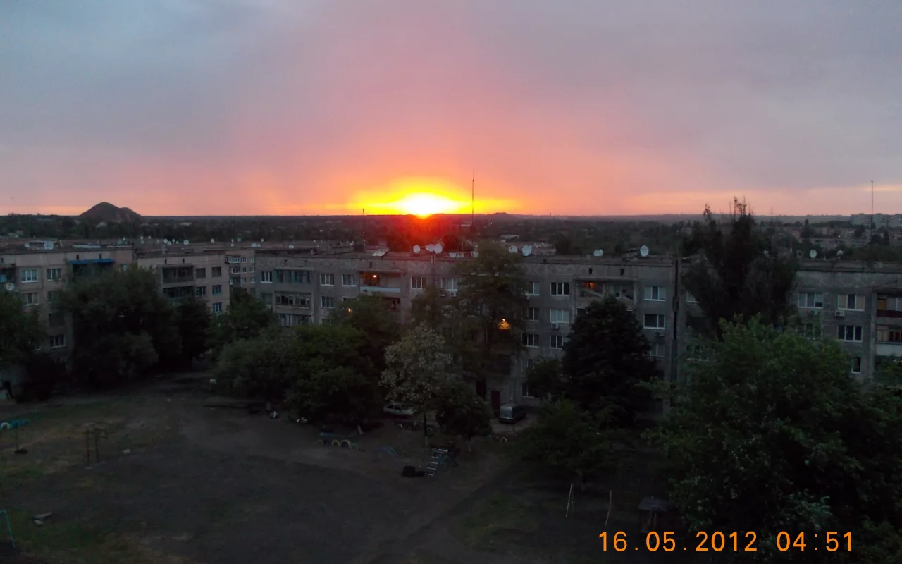рассвет, утро
