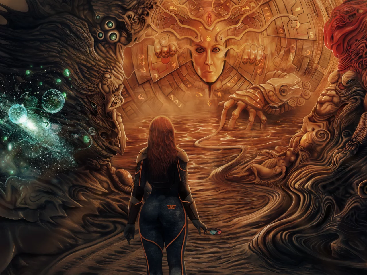 prometheus, девушка, прометей