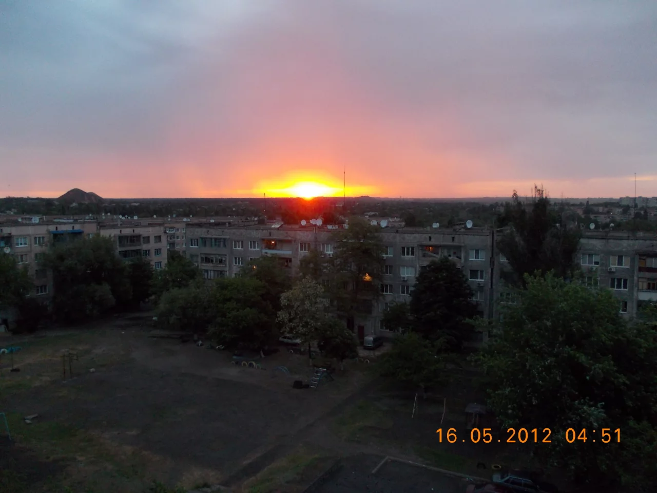рассвет, утро