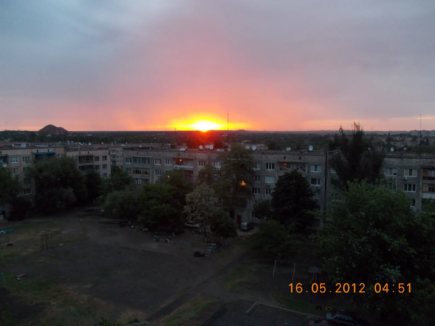 рассвет, утро