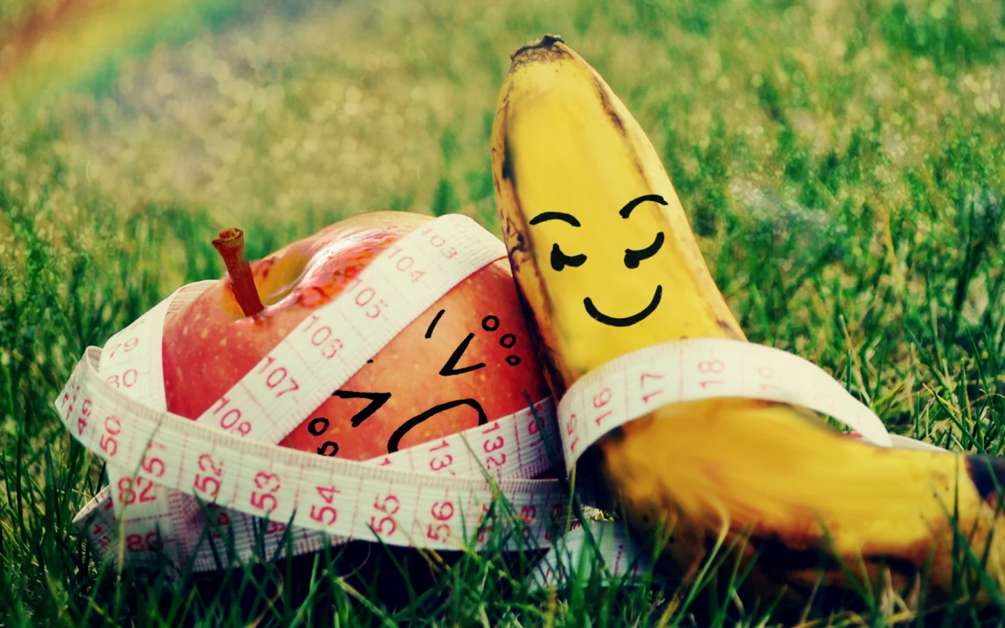 mood, apple, banana, fruits