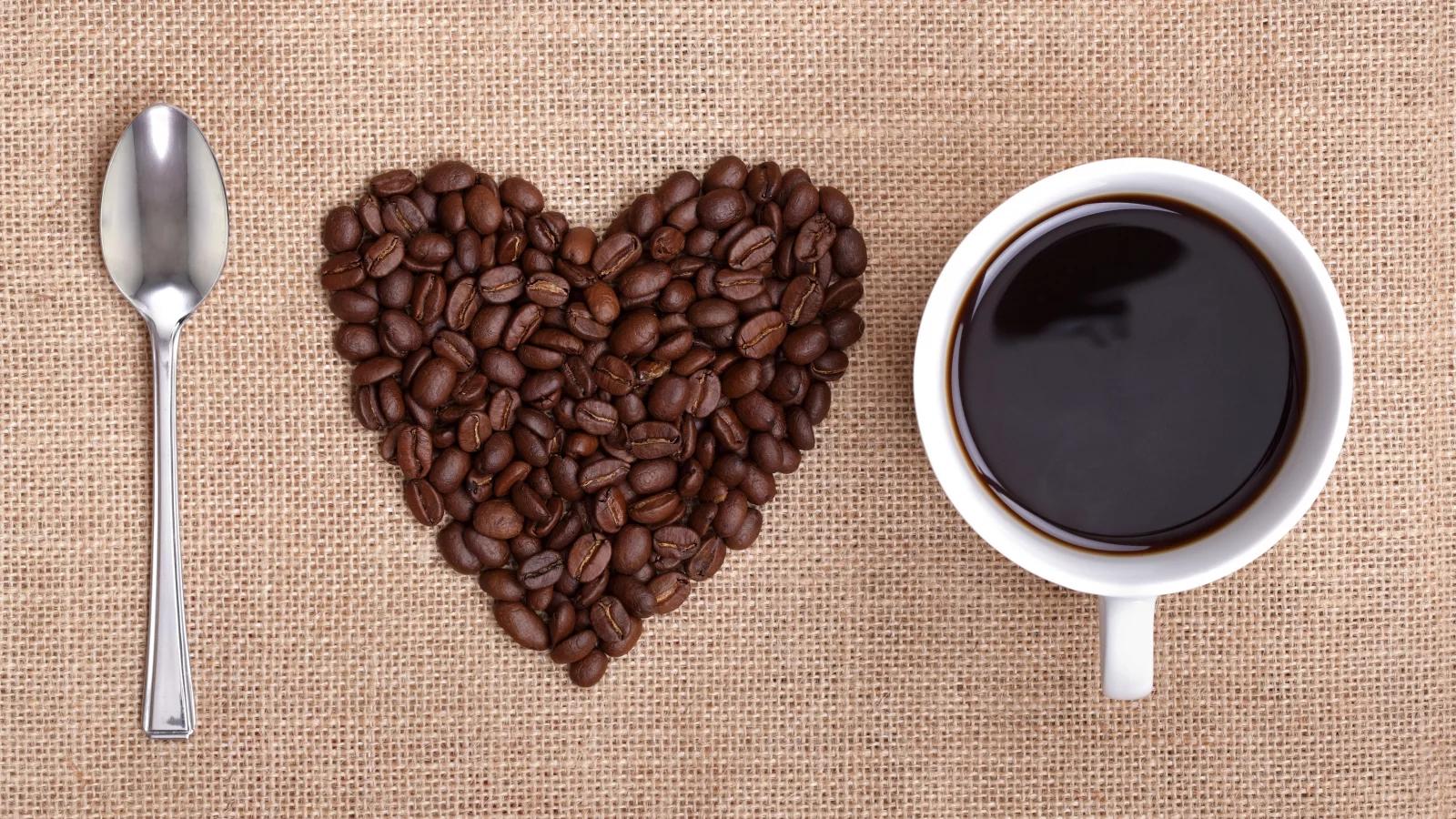 зерна, i love coffee, сердце, чашка, кофе