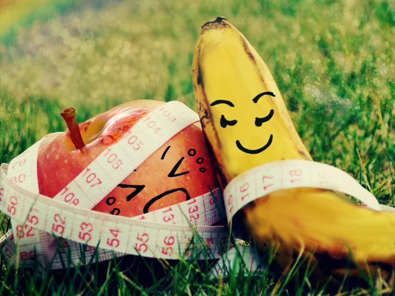 mood, apple, banana, fruits