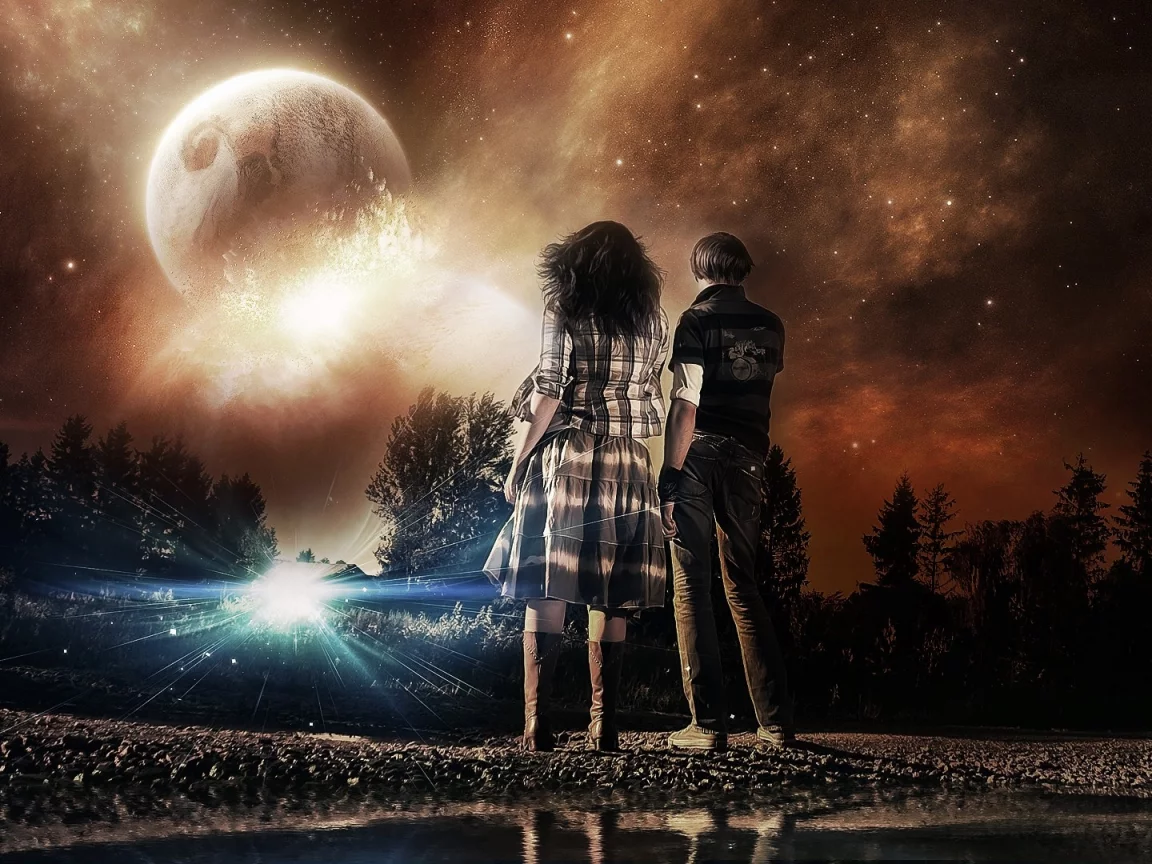 fantasy art, people, digital art, Skyfall, 
