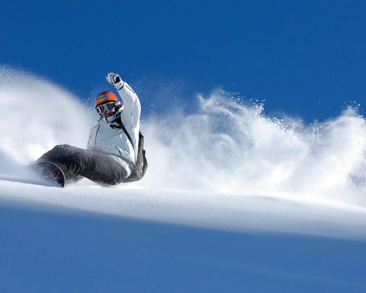холодный, white, белый, winter, метель, снег, snow, брызги, сноуборд, Зима, splashes, snowboarding, blizzard, cold