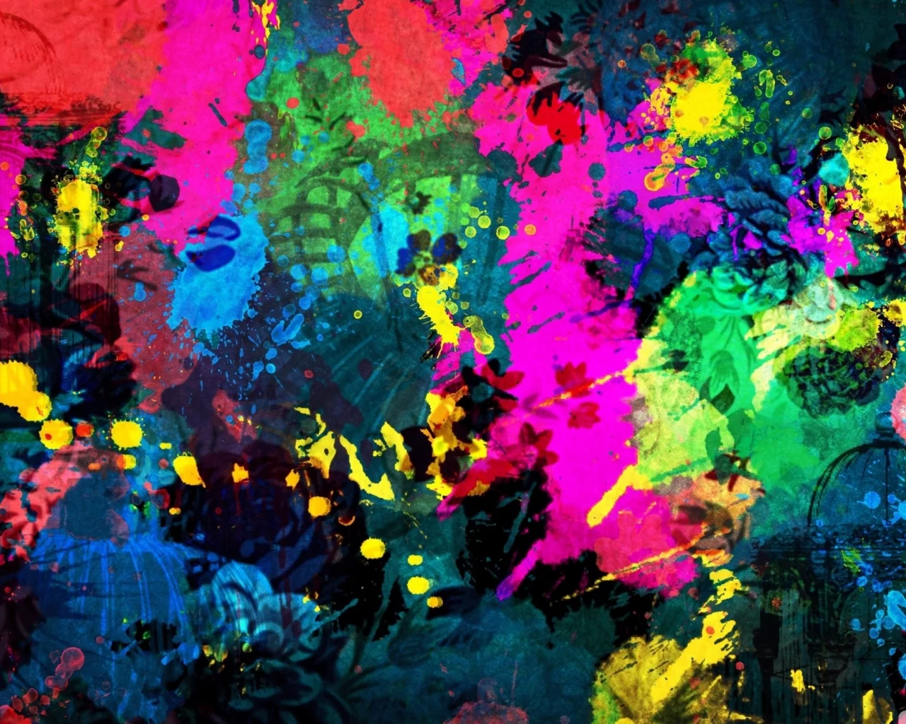 , paint splatter