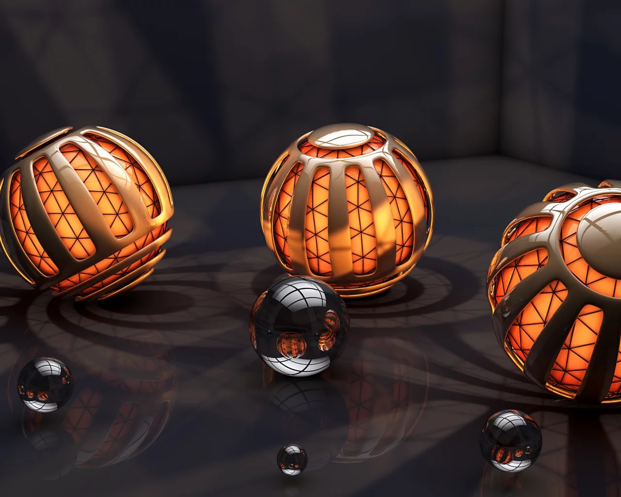 light, спирали, абстрактный, spiral, 3D, сферы, orbs, 3D Wallpaper, abstract, spheres, 3D обои, шары, свет