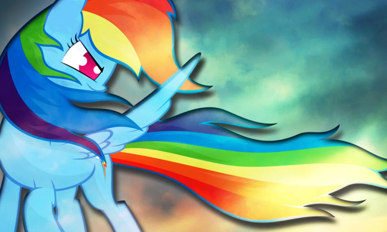 My Little Pony : Friendship Is Magic, dash, wind, ветер, тире, My Little Pony: Friendship is Magic, пони, Rainbow Dash, ponies