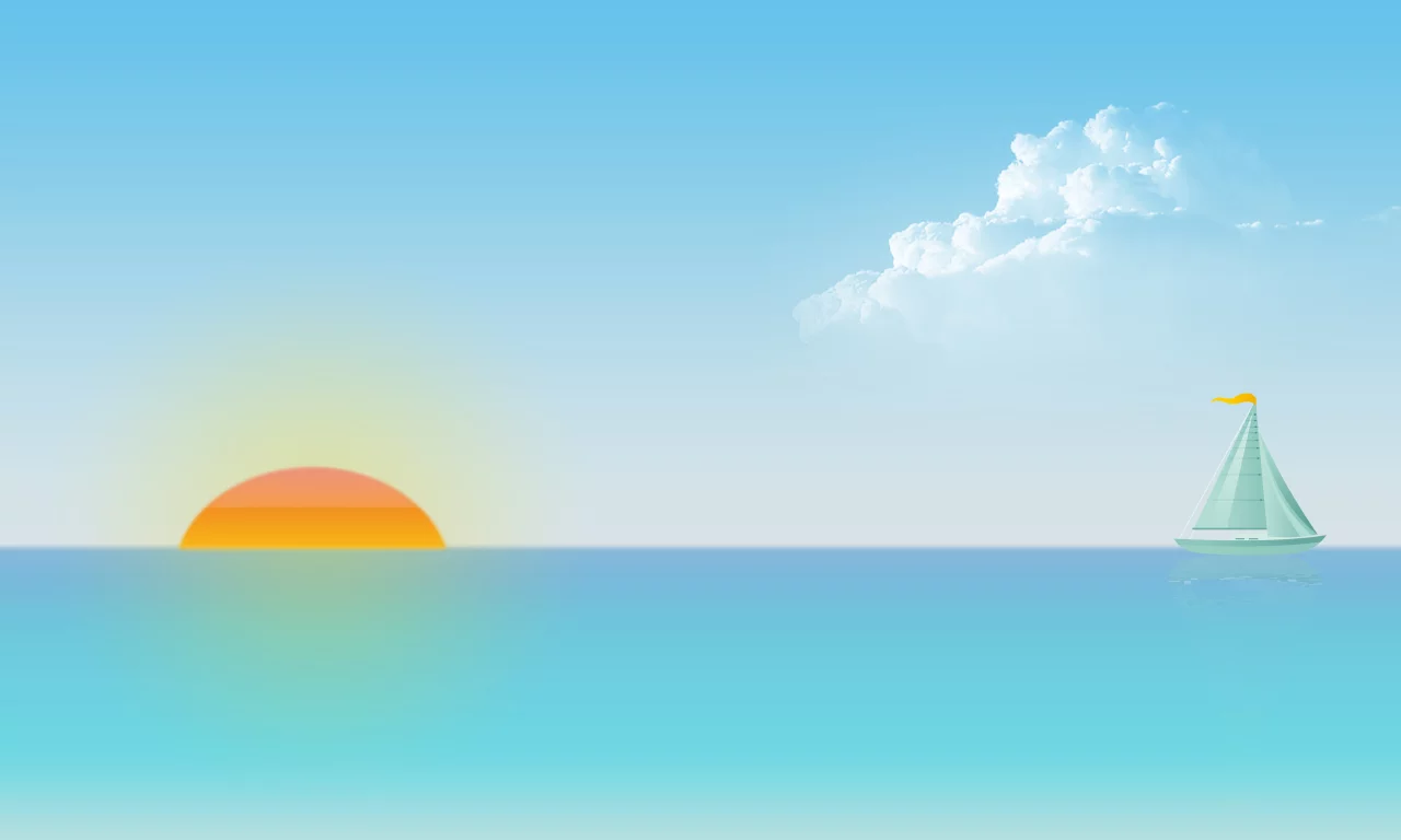 солнце, парусники, sea, Cloud, sailboats, Sun, white, белый, океан, море, минималистичный, minimalistic, ocean, просто, simple, жизнь, blue, синий, облака, life