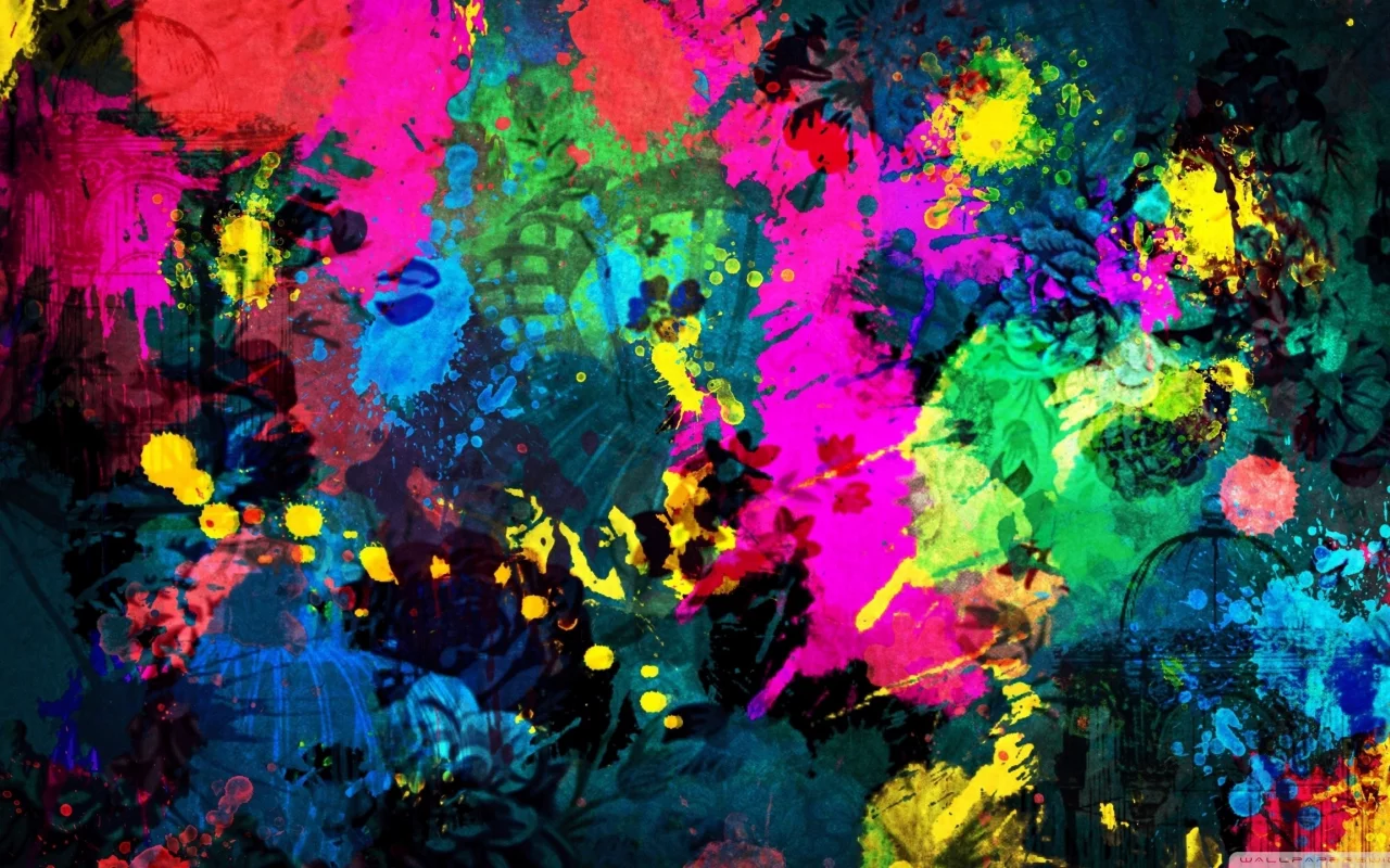 , paint splatter