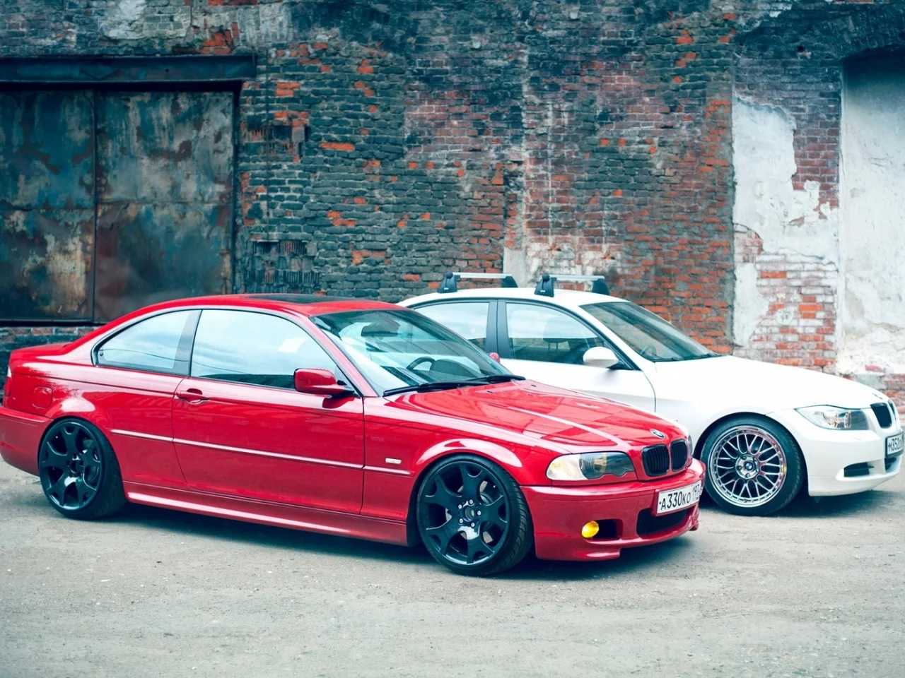 e90, белая, e46, красная, bmw