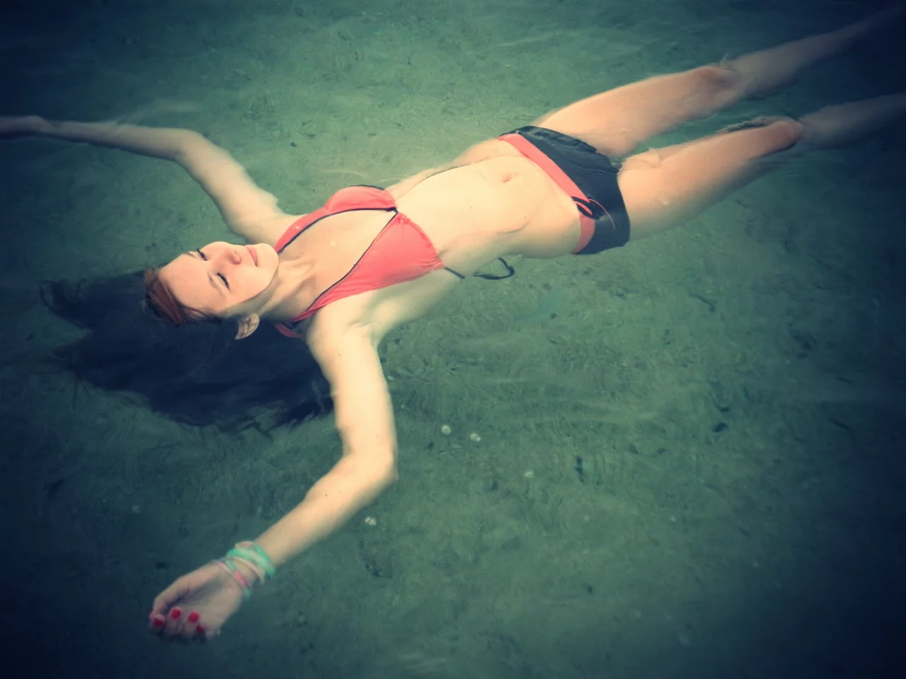 женщины, плавающие, floating, бикини, women, bikini