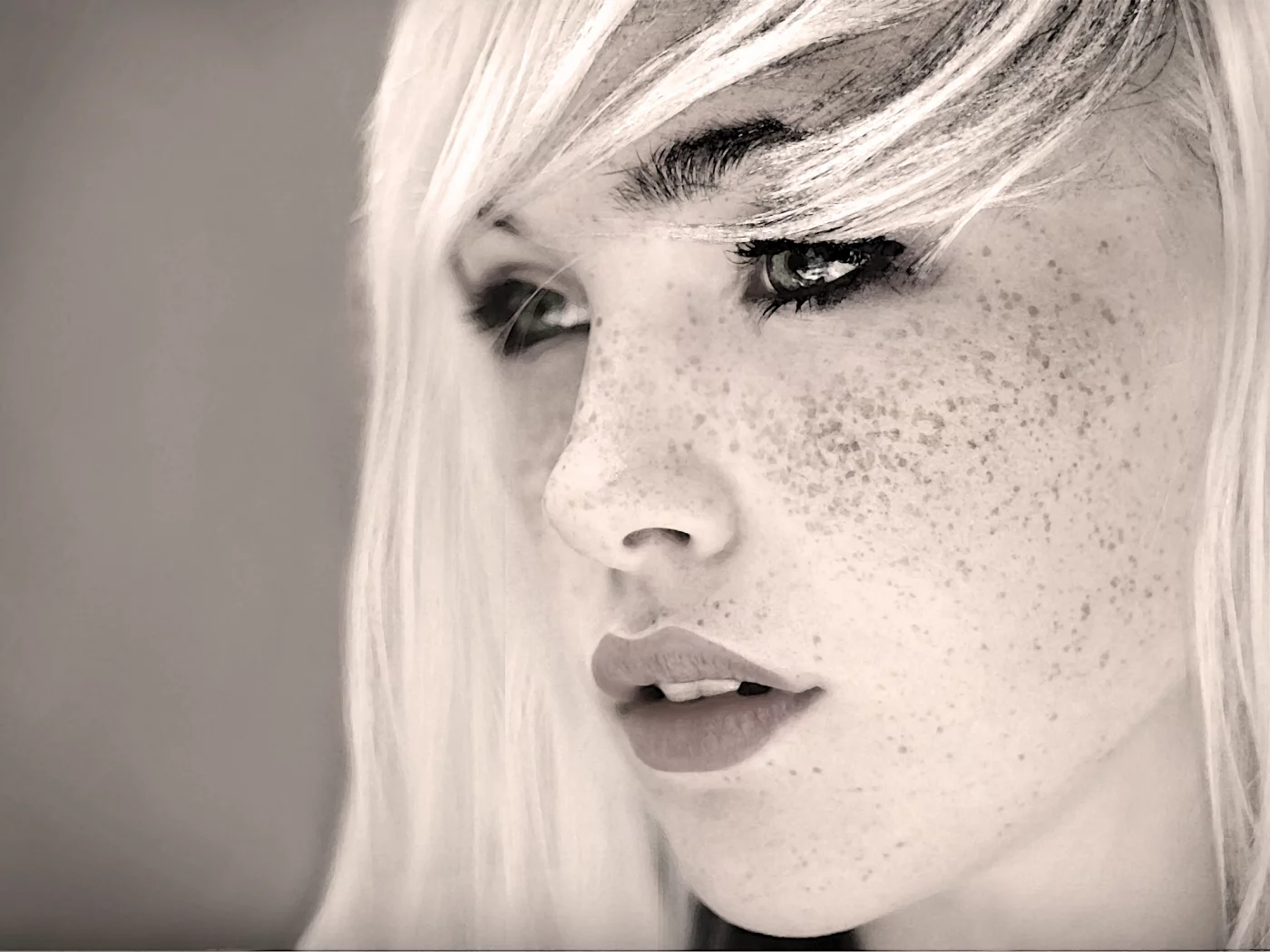 Devon Jade, женщин, лица, черных и белых, faces, black and white, women
