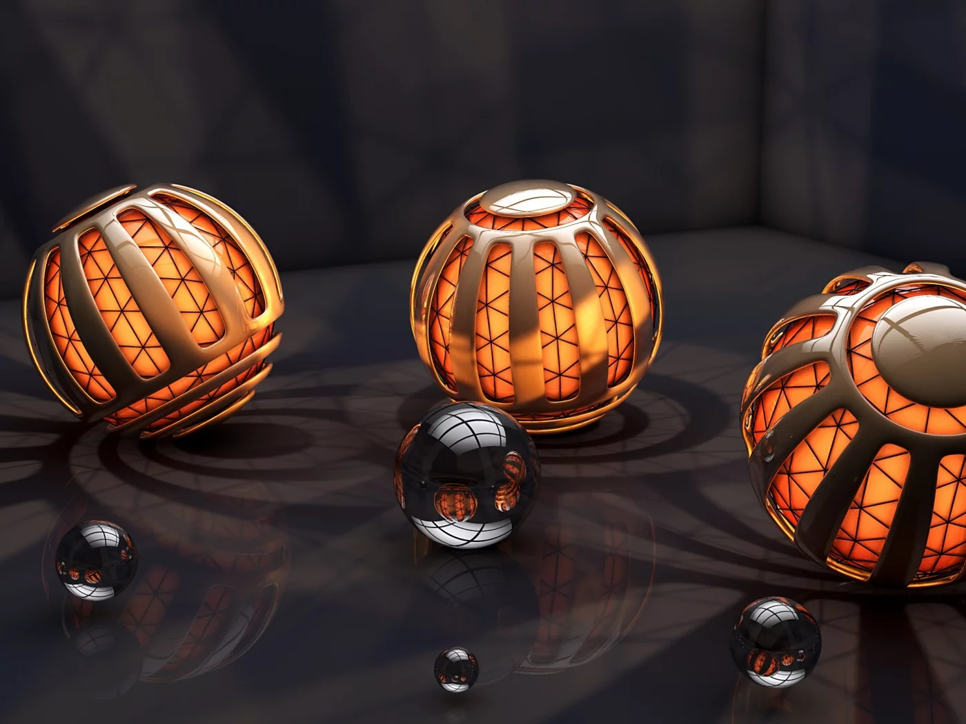 light, спирали, абстрактный, spiral, 3D, сферы, orbs, 3D Wallpaper, abstract, spheres, 3D обои, шары, свет