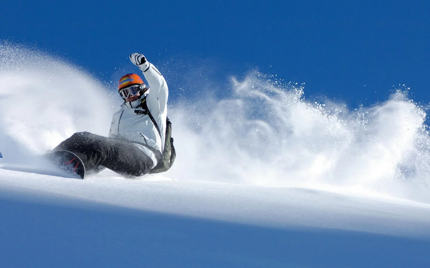 холодный, white, белый, winter, метель, снег, snow, брызги, сноуборд, Зима, splashes, snowboarding, blizzard, cold