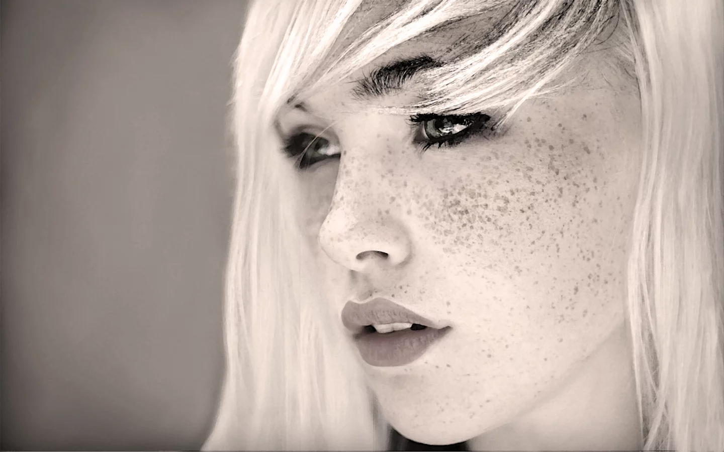 Devon Jade, женщин, лица, черных и белых, faces, black and white, women
