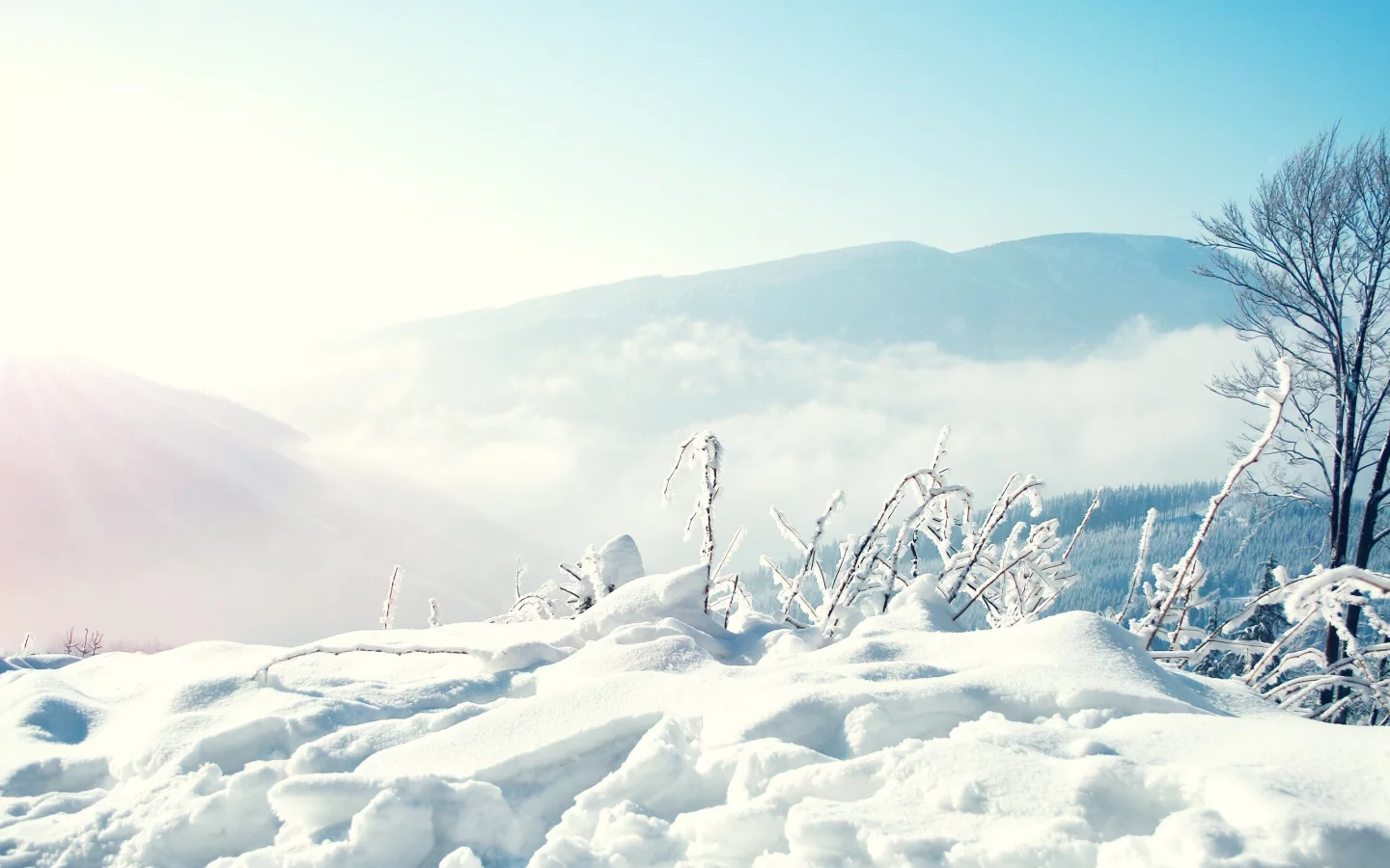 snow, mountains, снег, winter, зима, горы