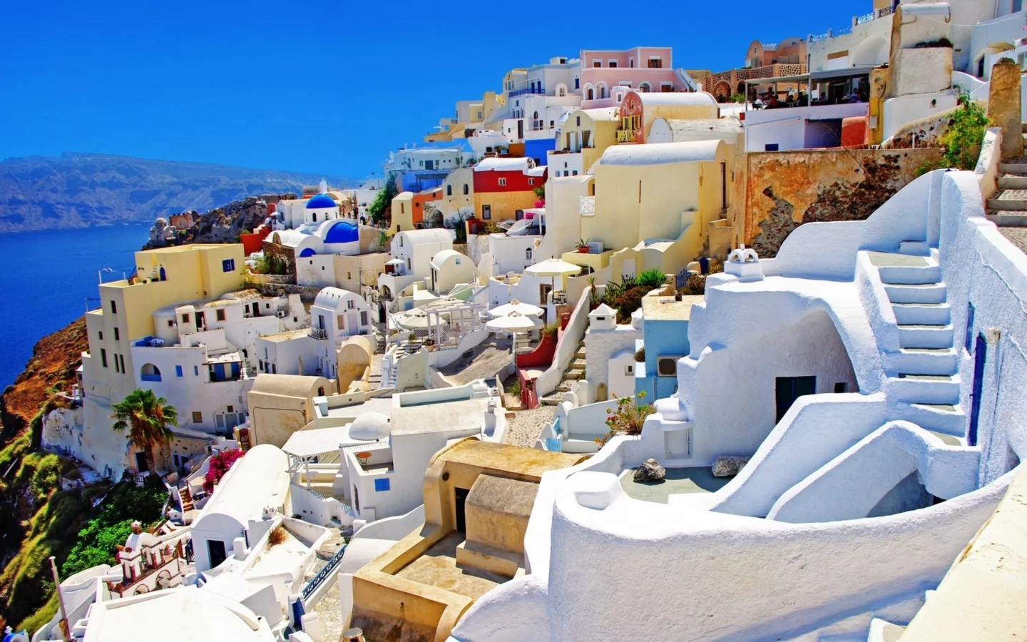 cityscapes, Greece, дома, Санторини, Santorini, houses, городские пейзажи, Греция