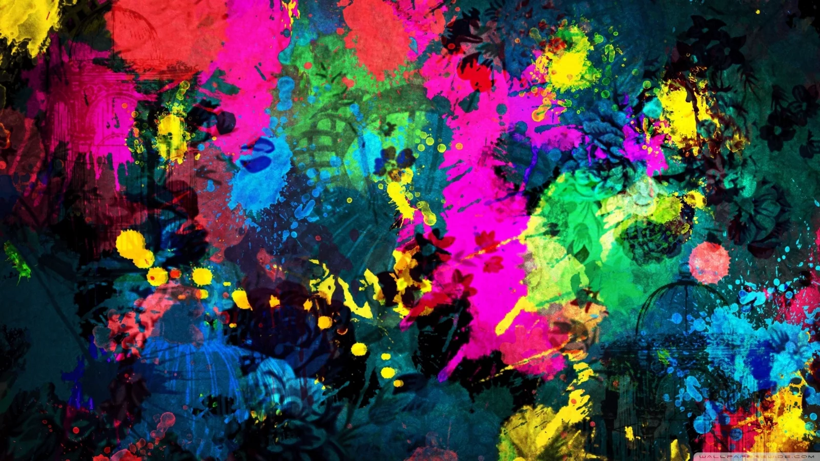 , paint splatter