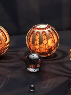 light, спирали, абстрактный, spiral, 3D, сферы, orbs, 3D Wallpaper, abstract, spheres, 3D обои, шары, свет