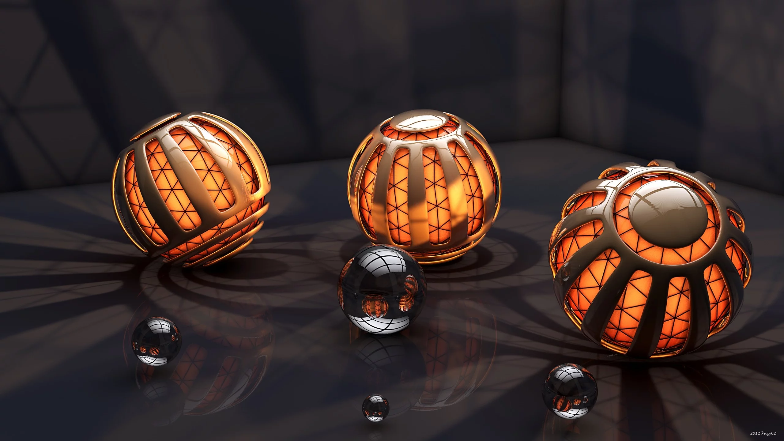 light, спирали, абстрактный, spiral, 3D, сферы, orbs, 3D Wallpaper, abstract, spheres, 3D обои, шары, свет