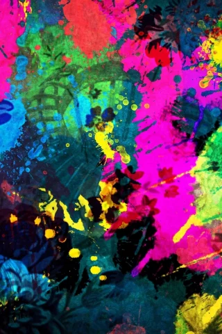 , paint splatter