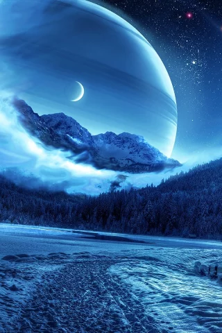 planets, outer space, landscapes, пейзажи, космос, планеты