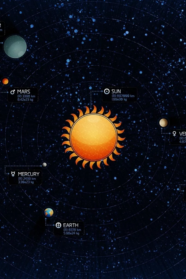 Солнечная система, planets, Земля, Солнце, data, Earth, Solar System, планеты, Sun, данные