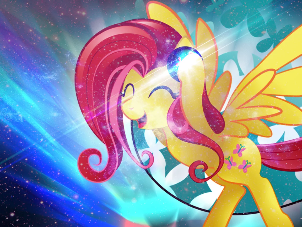 ponies, рок, крылья, rock, Флаттершай, пони, My Little Pony: Friendship is Magic, My Little Pony : Friendship Is Magic, Fluttershy, wings